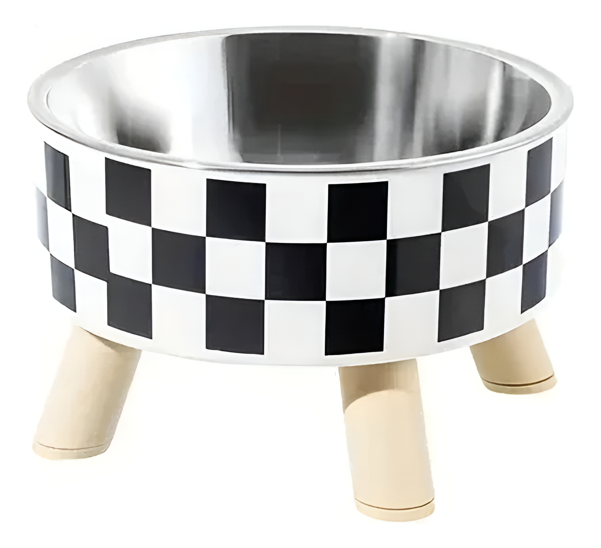 D_956809-MLU90939366535_082025-F.jpg Plato Recipiente Para Mascotas Elevado De Acero Inoxidable - Imagen 1