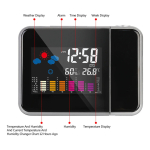 Reloj De Sobremesa Con Laser Proyector Imagen A Pila - Imagen 6