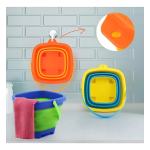 Balde Plegable De Playa Silicona Niños Juego Playa Verano - Imagen 6