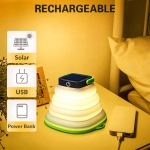 Lampara Luz Solar Led Plegable Camping - Imagen 5