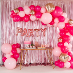 Decoracion De Cumpleaños Globo Helio Letras - Rosa - Imagen 17
