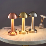 Lámpara De Mesa Portátil Recargable Usb Metalica Domus Estructura Cobre Pantalla Cobre - Imagen 3