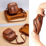 Morral Bandolera Bolso Unisex Cuero Pu Moda Hombre Mujer - Imagen 14