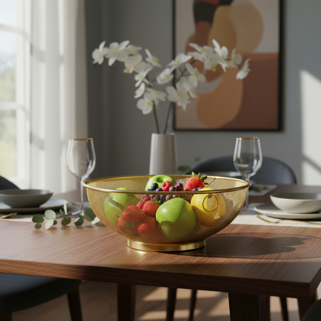 D_959157-MLU97781038014_112025-F.jpg Frutero Centro De Mesa Moderno Mini Colador - Imagen 1