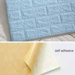 Revestimientos Adhesivo Panel 3d Simil Ladrillo Blanco 0.8mm - Imagen 5