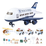 Juguete De Avion Aeropuerto Para Niños Varias Piezas - Imagen 12