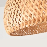 Lampara Colgante De Techo Bambu 30cm X 18cm - Imagen 7