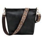 Bolso Cartera Cuero Alta Calidad Gran Capacidad Asa De Tela - Imagen 6