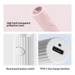 Linterna Secadora De Uñas Led Uv Portatil Usb Recargable - Imagen 4