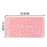 Molde De Silicona Abecedario Hielo Tortas Caramelos Bombones - Imagen 7