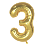 Globos Números Metalizados Dorados Decoración Cumpleaños - Imagen 10