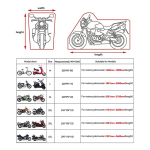 Funda Lona Para Moto Impermeable Anti Polvo Anti Lluvia - Imagen 10