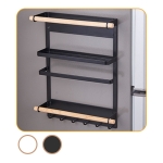 Portarollo Acero Colgante Imantado Repisa Estante Cocina Bañ - Imagen 5