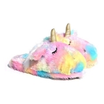 Pantuflas Unicornio Unisex Multicolor De Animales Invierno - Imagen 4