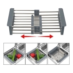 Escurridor De Vajilla Ajustable Para Pileta Acero Inox - Imagen 4