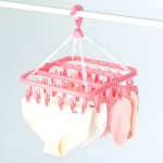 Colgador De Secado Plegable Giratorio Percha 32 Palillos - Imagen 11