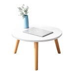 Mesa Ratona Nordica Living Minimalista Decoracion Redonda - Imagen 2