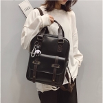 Mochila Bolso Retro Vintage Doble Bolsillo Gran Capacidad Il - Imagen 12