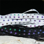 Cordones Para Championes Estrellitas Reflectivas 120cm - Imagen 5