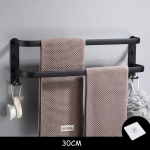 Soporte Para Toallas Repasador Toallero Baño Cocina Aluminio - Imagen 4