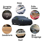 Funda Cobertor Protector Auto Lona Impermeable Con Agarre - Imagen 9