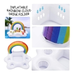 Hielera Conservadora Flotante Para Piscina Arco Iris - Imagen 4