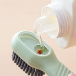 Cepillo Para Limpiar Zapatos C/ Dispensador De Jabon -blanco - Imagen 2