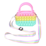 Mini Cartera Bolsito Infantil Pop It Multicolor Animado - Imagen 5