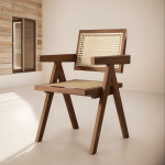 Silla Boho Con Apoyabrazos Para Interiores Living Comedor - Imagen 11