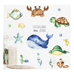 Vinilo Infantil Decorativo De Pared Oceanico - Imagen 5