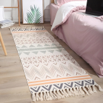 Alfombras Nórdicas Vintage Con Borlas Flecos Textil Deco - Imagen 7