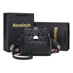 Cartera Bolso De Dama Bandolera Triángulos Moderna - Imagen 3