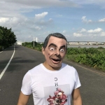 Mascara Latex Disfraz Halloween Mr. Bean - Imagen 3