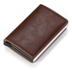 Porta Tarjetas De Metal Rfid Cuero Sintetico - Imagen 6