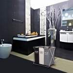 Cesto Canasto Ropa Multiuso Triple Baño Dormitorio - Imagen 5