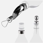 Set Para Vinos 4 Piezas De Metal Estuche Sacacorchos Cocina - Imagen 4