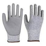 Guantes Anticorte Seguridad Trabajo Cocina Manualidades Color Gris Talle L - Imagen 2