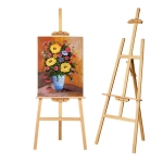 Atril De Pintor - Caballete Madera Pintura Oleo Cuadro - Imagen 2