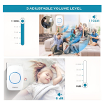 Timbre Inalámbrico 110 Db Enchufe Inteligente 300 Metros - Imagen 6