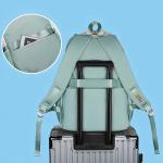 Mochila Impermeable Escolar Liceo Unisex Viaje Facultad Diseño De La Tela Lila - Imagen 6