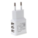 Adaptador Cargador 3 Puertos Usb Carga Rápida Celular - Imagen 4