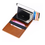 Porta Tarjetas De Metal Rfid Cuero Sintetico - Imagen 16