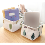 Cesto Canasta Plegable Organizador Escritorio Cosméticos - Imagen 8