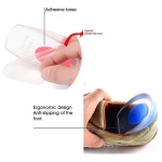 Talonera De Gel Silicona Deporte Trabajo Punto Rojo Y Azul - Imagen 3