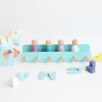 Perchero Colgante De Pared Infantil Con Estante Decorativo - Imagen 11