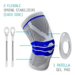 Rodillera Deportiva Elástica Compresion Con Protector - Imagen 7