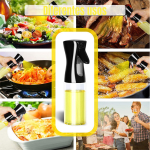Aceitera En Spray Plastico 200 Ml Pulverizador Negro - Imagen 7