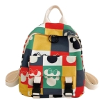 Mochila Infantil Escolar A Cuadros Disney Mickey O Minnie - Imagen 7