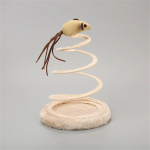 Juguete Para Mascotas Gato Tipo Resorte Con Ratón - Imagen 2