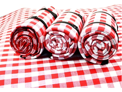 Mantel Para Picnic Gruesa Suave Transpirable Estilo Retro - Imagen 6